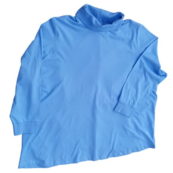 Woman Within turtleneck long sleeve knit top sz 4X NEW - Picture 6 of 10